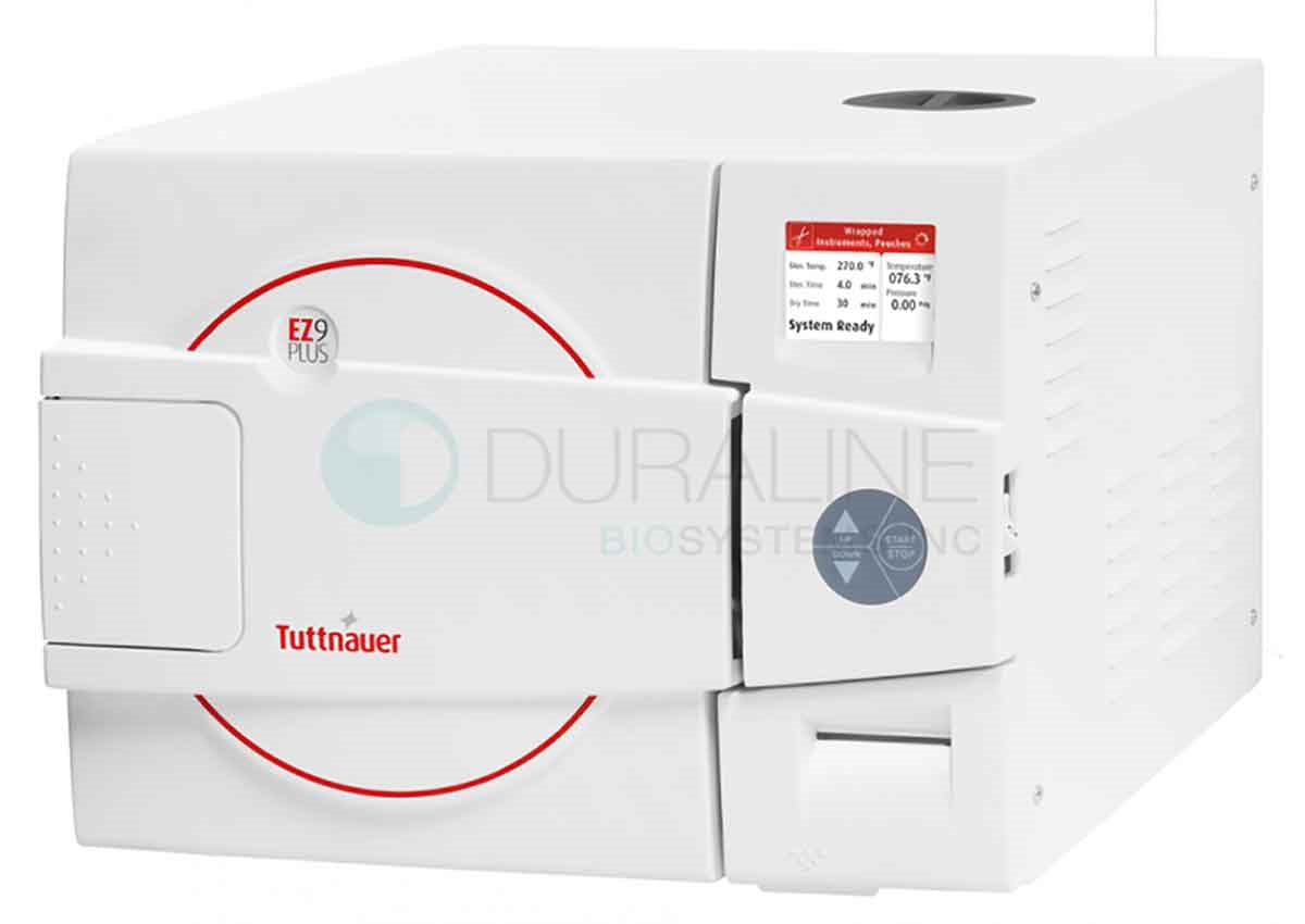 Tuttnauer EZ9Plus Autoclave available in New condition with two