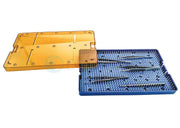 SteriBest Trays, Sterilization Instrument Tray A-CP1038S Base, Lid, Mat 10x6x0.75