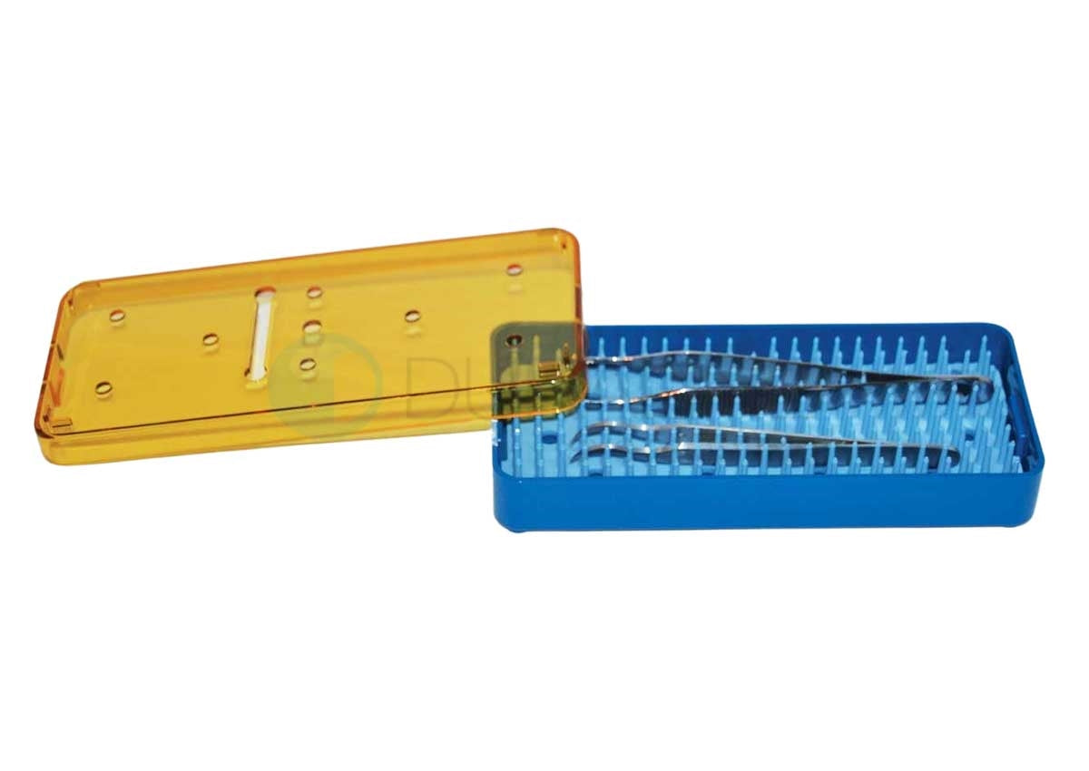 SteriBest Trays, Sterilization Instrument Tray A-CP614 Base, Lid, Mat 6x2.5x.75