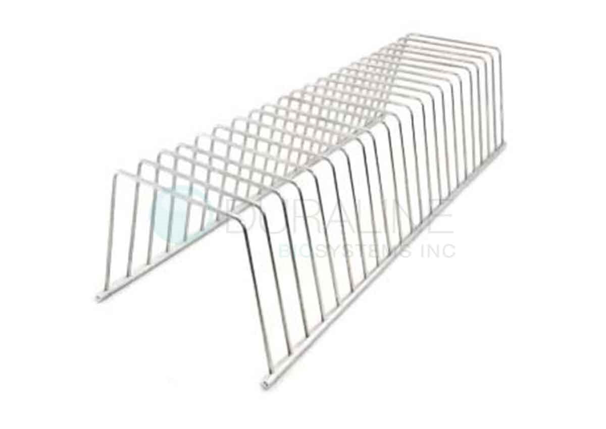 Pouch Sterilization Racks, Stainless Steel, 5 slots SteriBest OEM # PR-L0944-5, 1.5" spacing