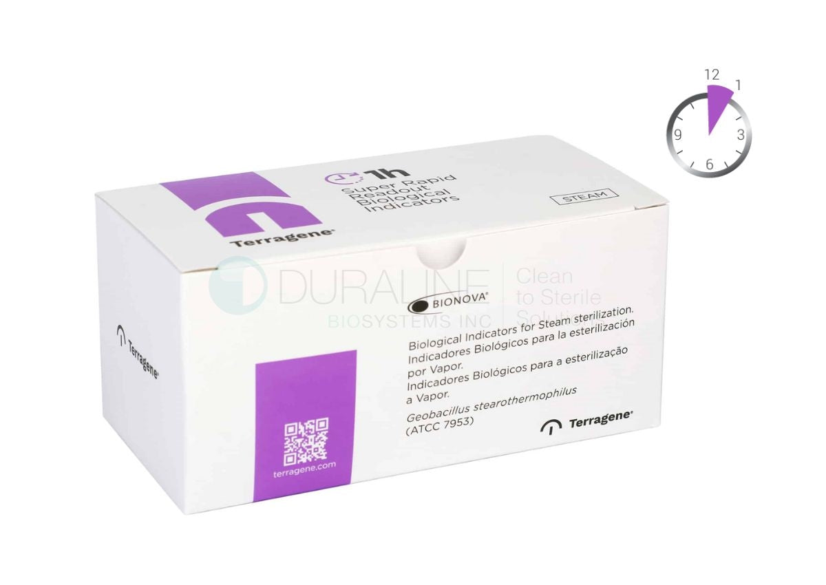 Super Rapid Self-Contained Biological Indicator for Steam, 1h Results, 50/box