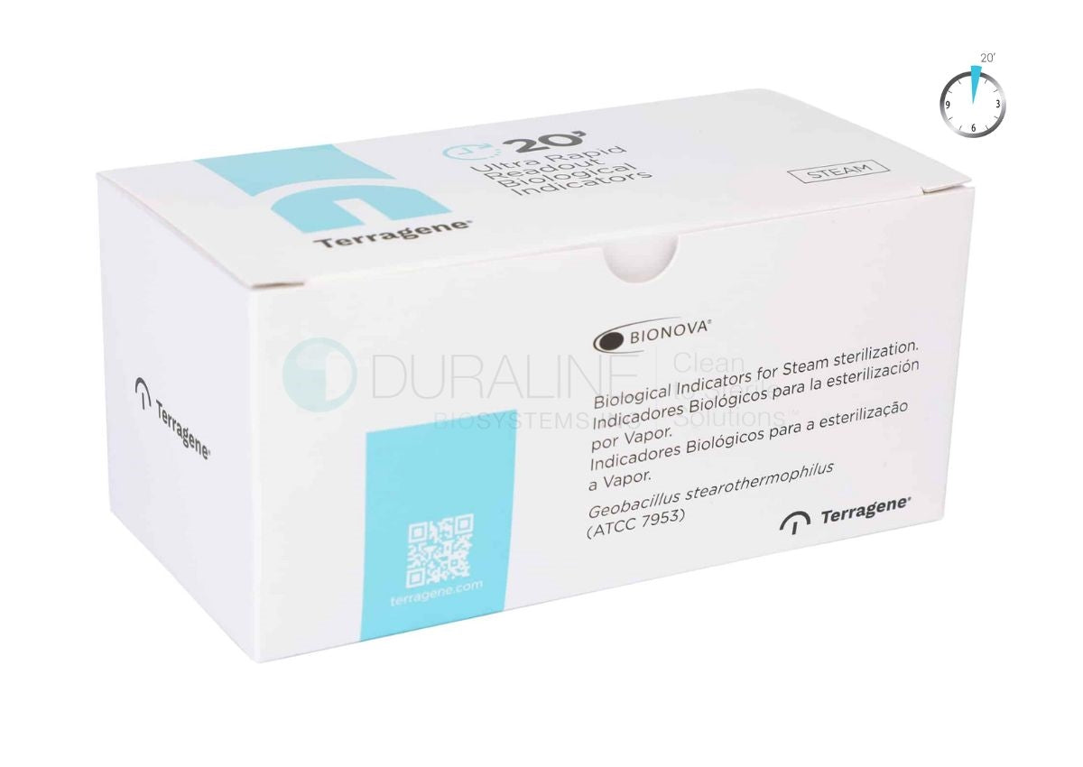 Ultra Rapid Self-Contained Biological Indicator for Steam, 20 Min Results, 50/box