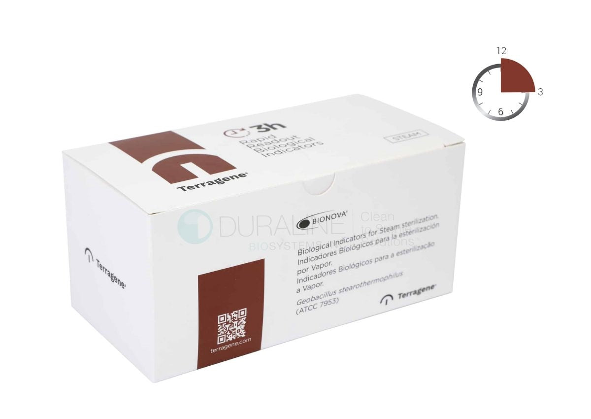 Rapid Self-Contained Biological Indicator for Steam, 3h Results, 50/box