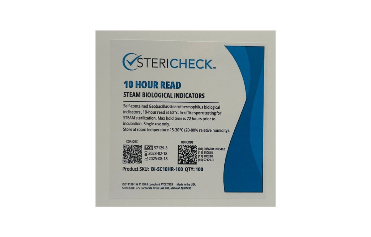10 Hour Biological Indicators -100/Box