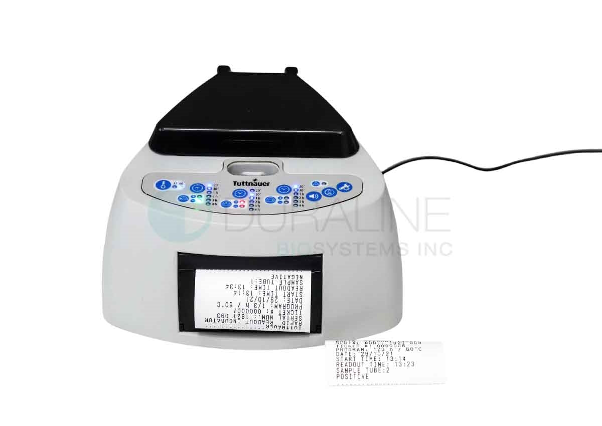 Tuttnauer MiniBio Auto-Reader and 1 Box of Steam Ultra-Rapid Biological Indicators with 20 Minute Results 50 per box