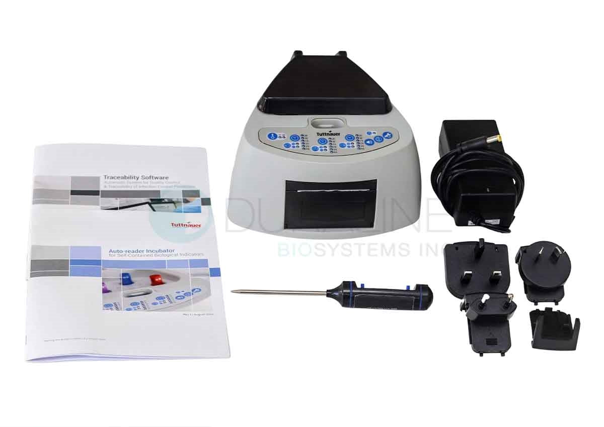 Tuttnauer MiniBio Auto-Reader and 1 Box of Steam Ultra-Rapid Biological Indicators with 20 Minute Results 50 per box