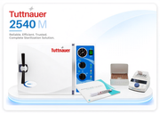 New Tuttnauer 2540M Manual Autoclave Steam Sterilizer & SteriCheck Digital Incubator Starter Kit with 10 Hour Biological Indicators