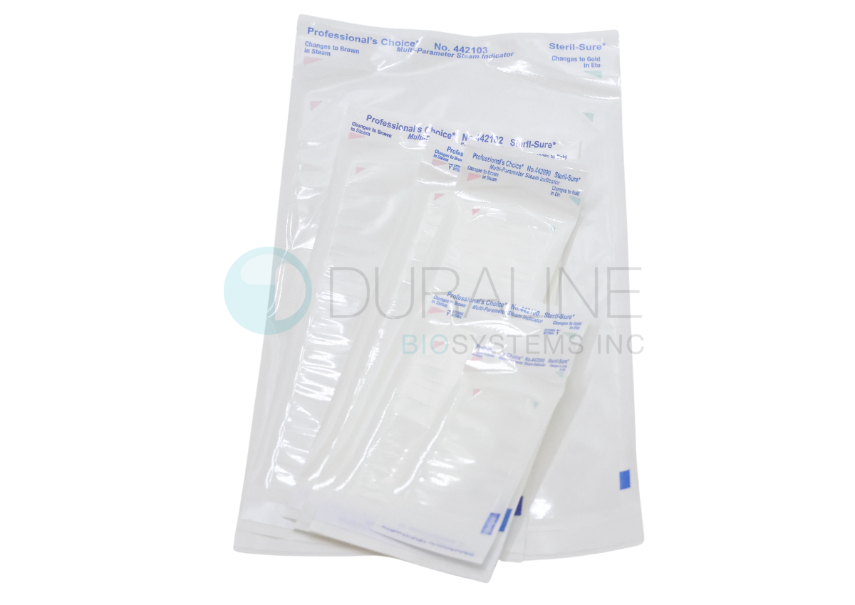 Class 4 Steril-Sure Steam Sterilizer Pouches C-442089 2.25" x 4" 200/bx