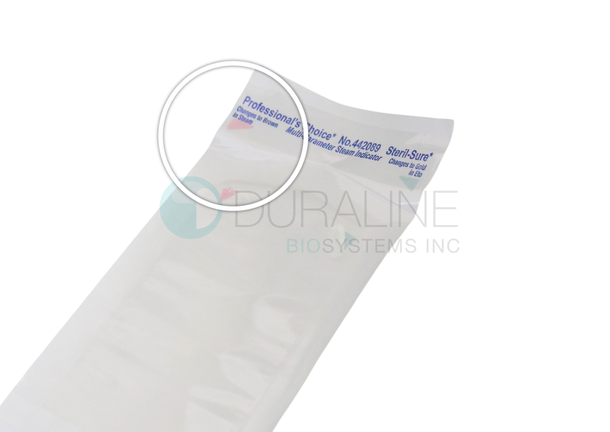 Class 4 Steril-Sure Steam Sterilizer Pouches C-442089 2.25" x 4" 200/bx