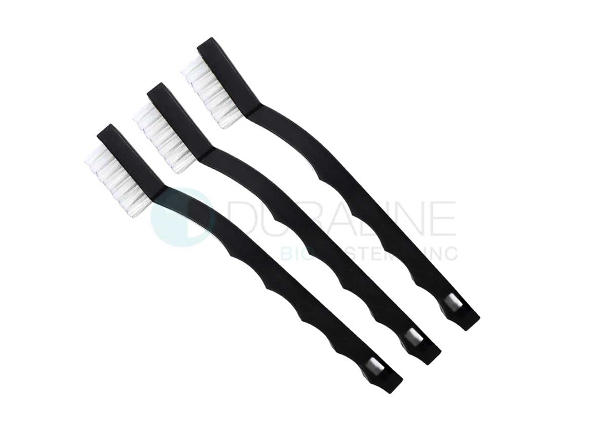 Cleaning Brush with Nylon Bristles, Narrow , 7" long, 3 per pack