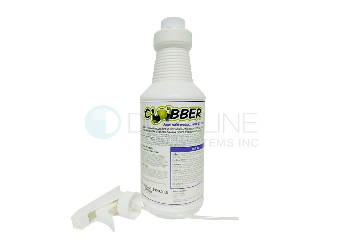 CLO2BBER, 32 oz spray bottle