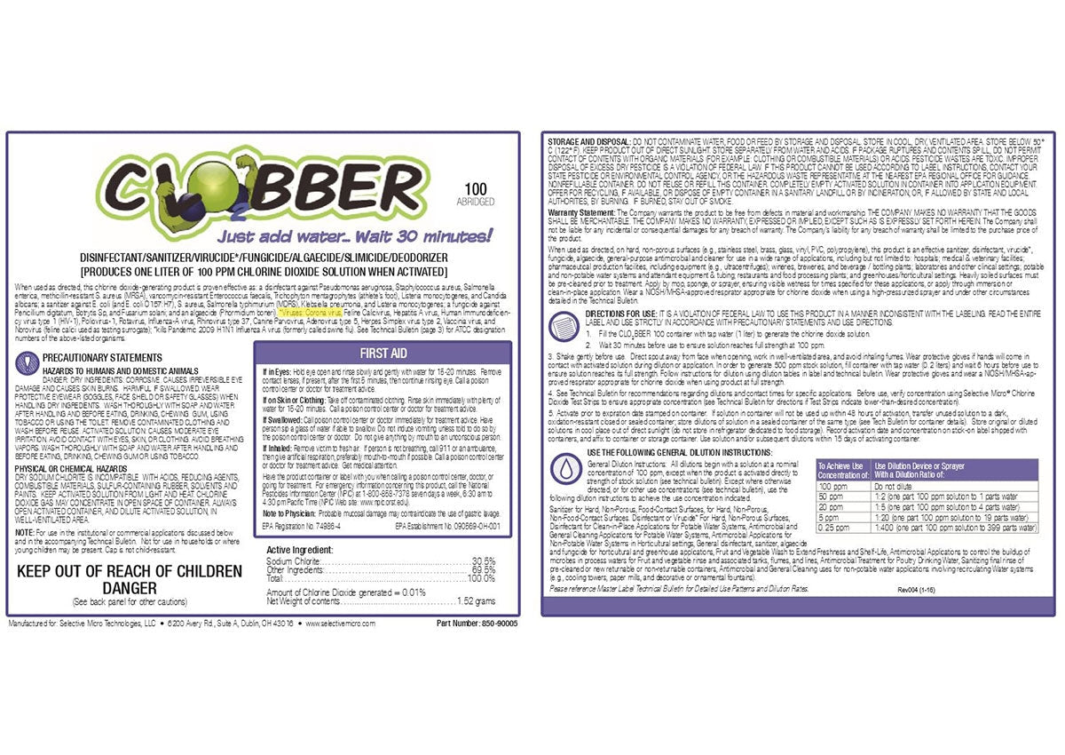 CLO2BBER, 32 oz spray bottle