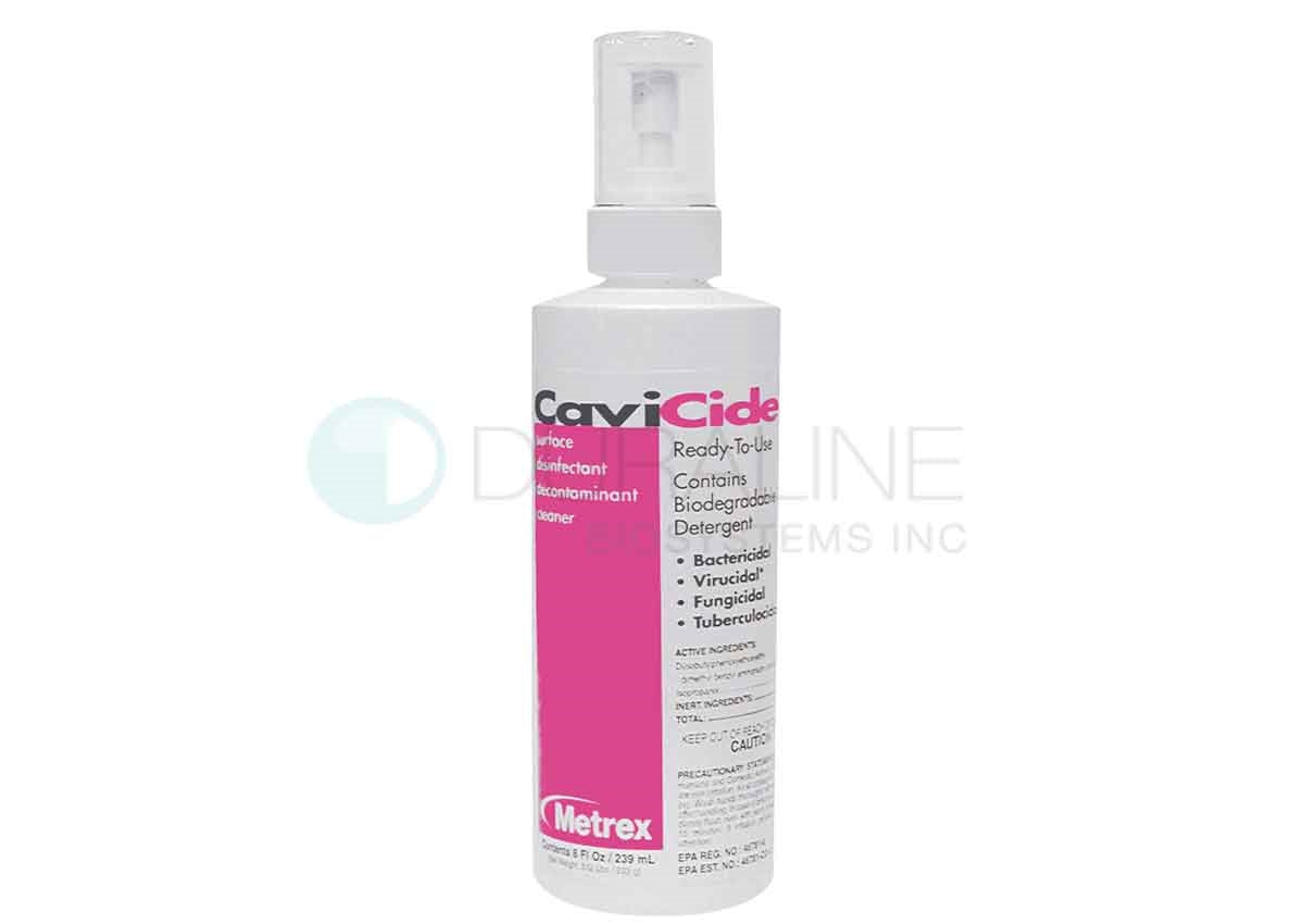 CaviCide Surface Disinfectant 13-1008 8 oz spray bottle, 12 spray bottles/case