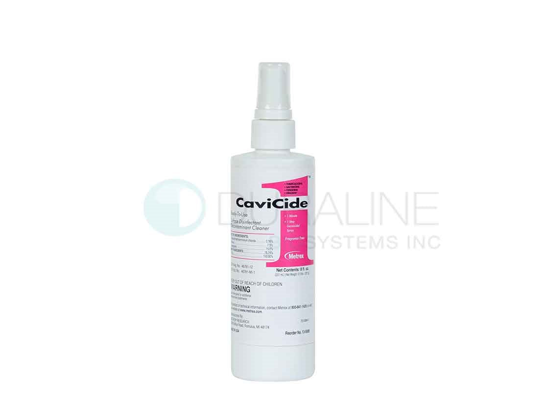 CaviCide1 Surface Disinfectant 13-5002 2 oz spray, 48 spray bottles/case