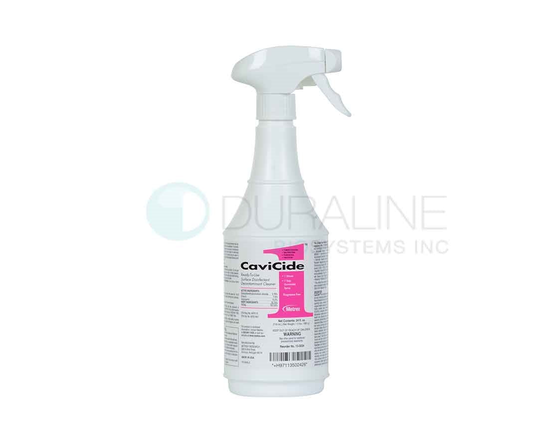 CaviCide1 Surface Disinfectant 13-5024 24 oz spray, 12 spray bottles/case