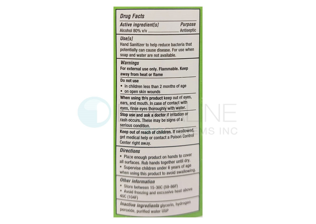 Clea Hand Sanitizer 80% Alcohol 8 oz bottle