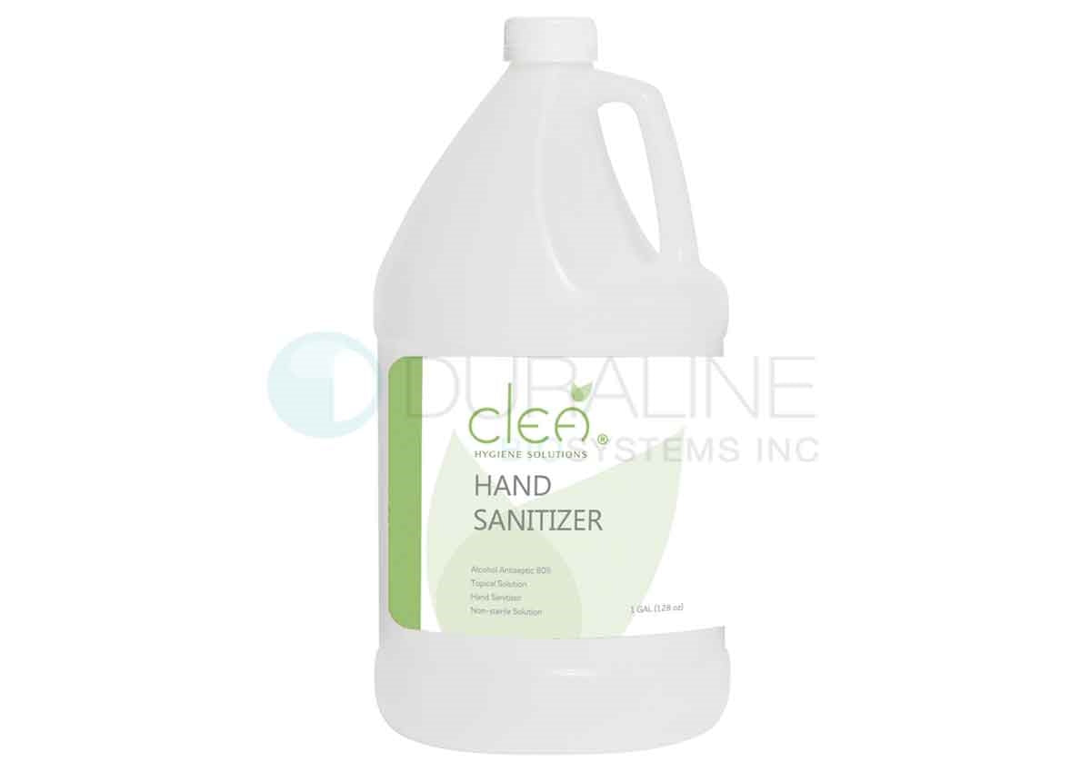 Clea Hand Sanitizer 80% Alcohol 128 oz bottle (1 gallon), 4 bottles/case