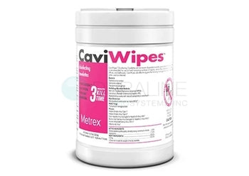 CaviWipes Towelettes 13-1100 6" x 6.75" 160 wipes/canister, 12 canisters/case