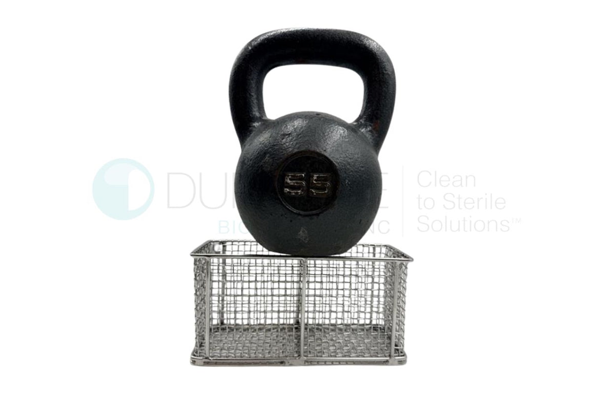 DuraMesh Custom 304 Stainless Steel Wire Mesh Basket 10" x 4" x 5"