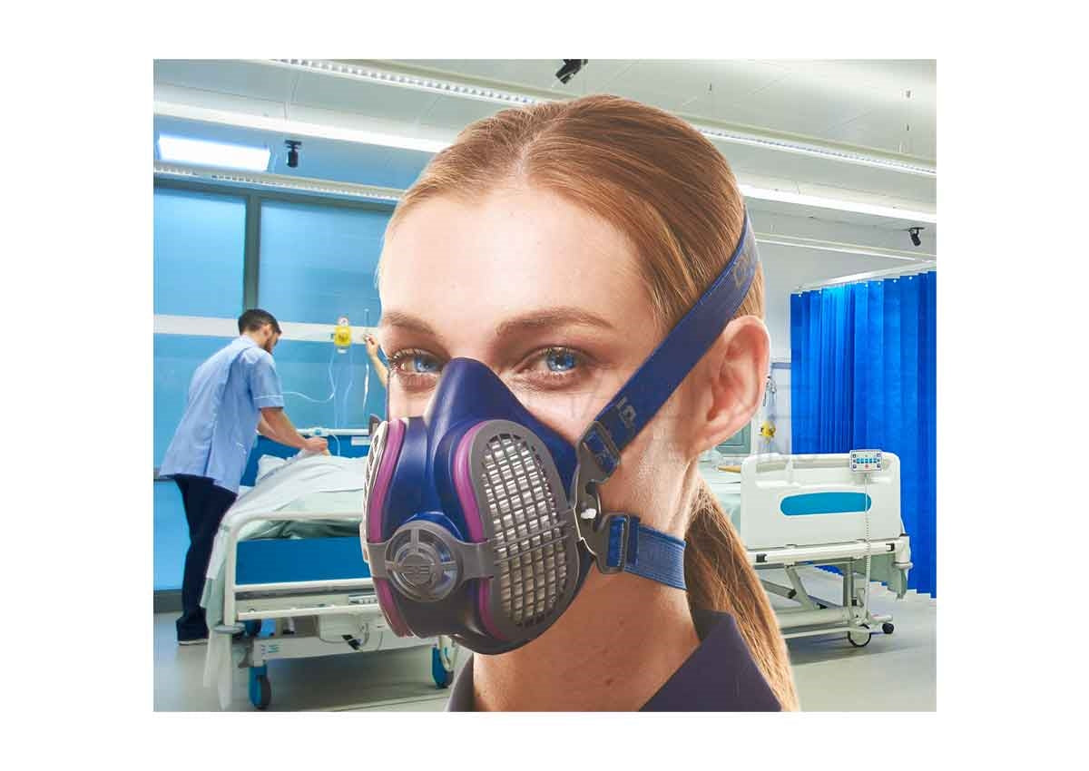 Elipse P100 Source Control Respirator Mask with replaceable filters, no exhalation valve