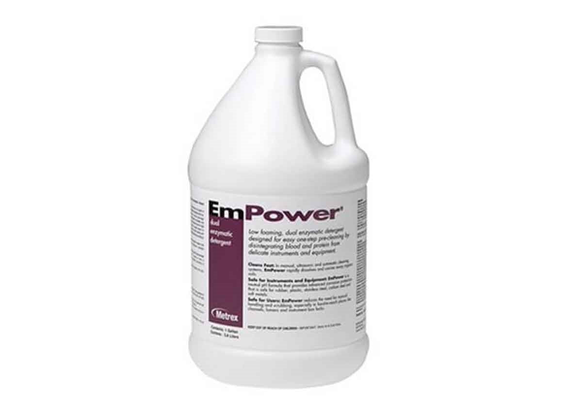 Empower Dual-Enzymatic Detergent by Metrex 10-4100 enzymatic instrument detergent