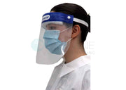 Full Face Shield with Foam Forehead Band and Elastic Strap, Anti Fog 10 per pack