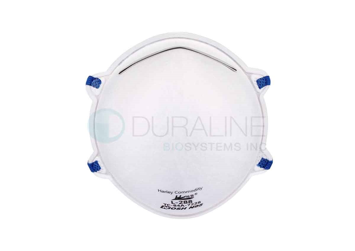 Harley L-288 N95 Respirator Face Masks, Molded, 20 per box, NIOSH Approved N95
