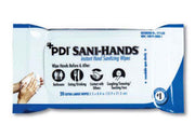 PDI 71520 Sani-Hands Instant Hand Sanitizing Wipes, Bedside Packs 8.4" x 5.5" 20/pack, 48/case