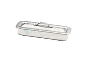 Stainless Steel Instrument Tray with Handle Cover, Small