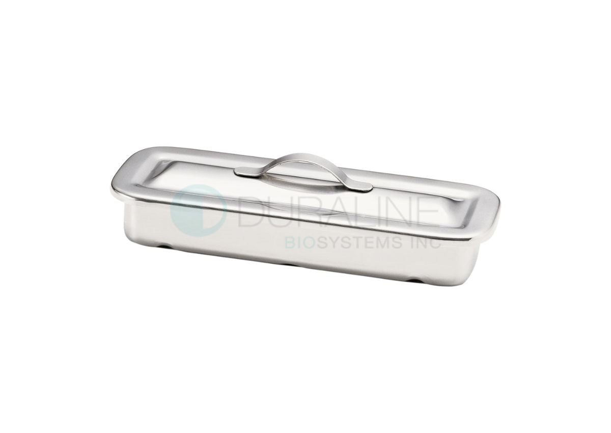 Stainless Steel Instrument Tray with Handle Cover, Small