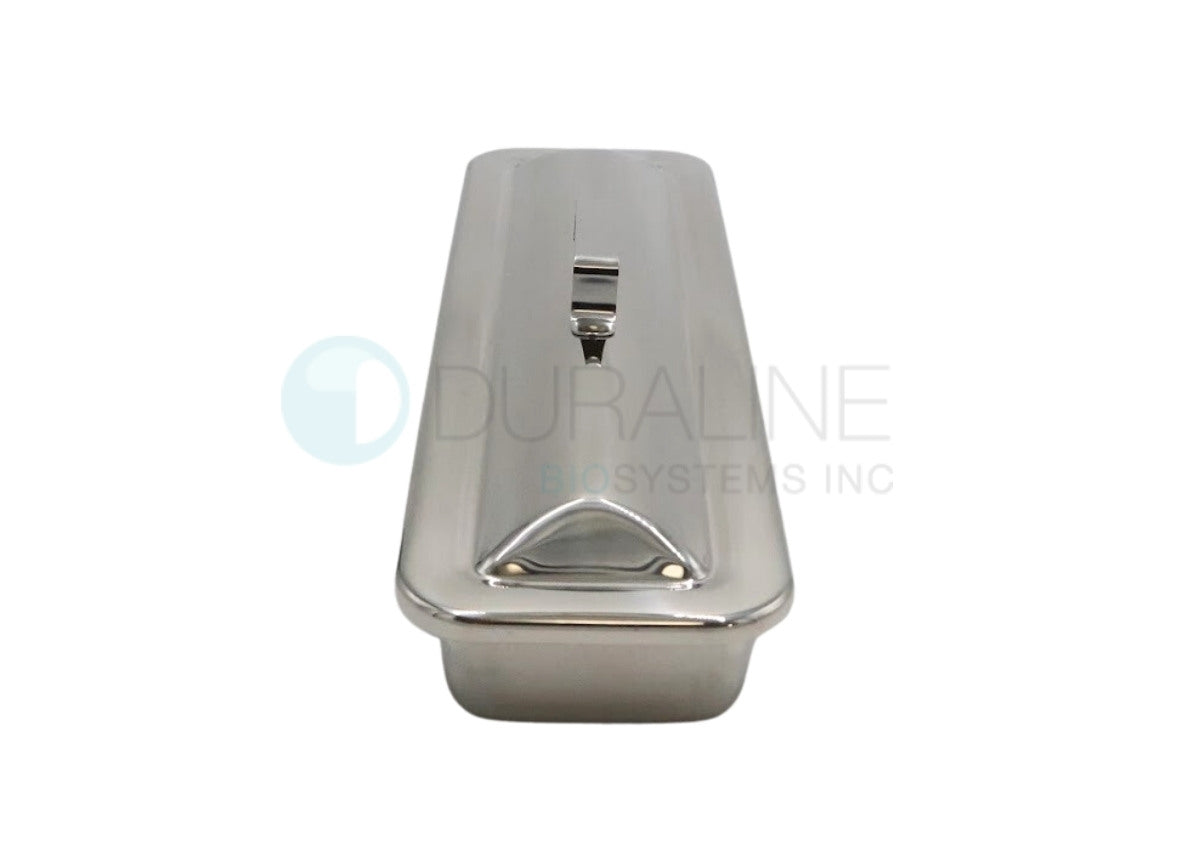Stainless Steel Instrument Tray with Handle Cover, Large