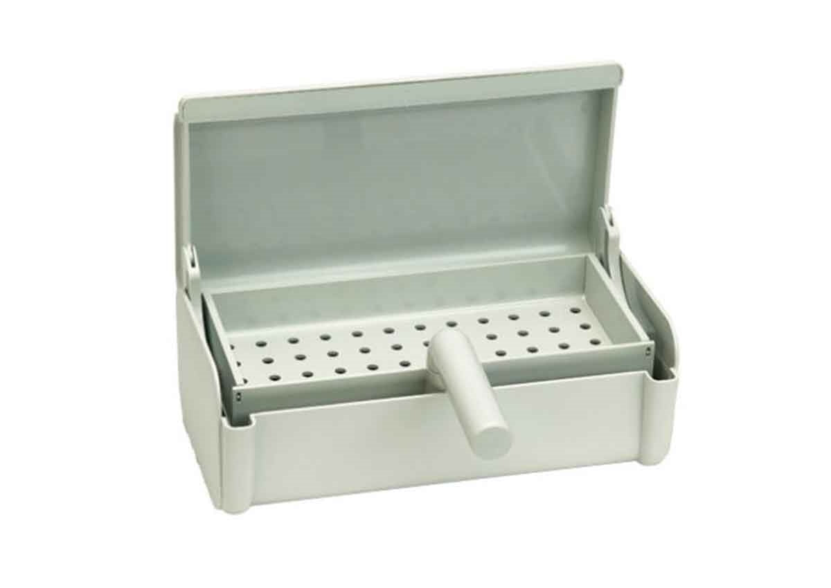 Self-Straining Instrument Soaking Tray