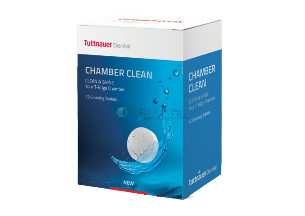 Tuttnauer Chamber Clean, T-Edge Autoclave Cleaner, 12 Tablets/Box
