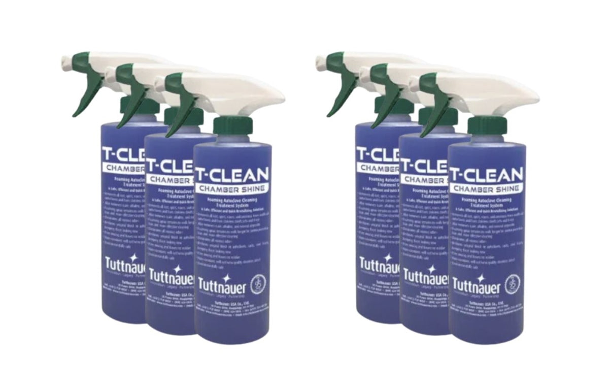 T-Clean Chamber Shine, 16oz Spray Foam Bottle, 6/case