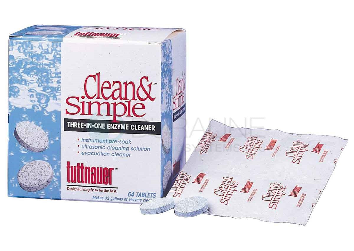 Clean and Simple Ultrasonic Enzymatic Cleaning Tablets