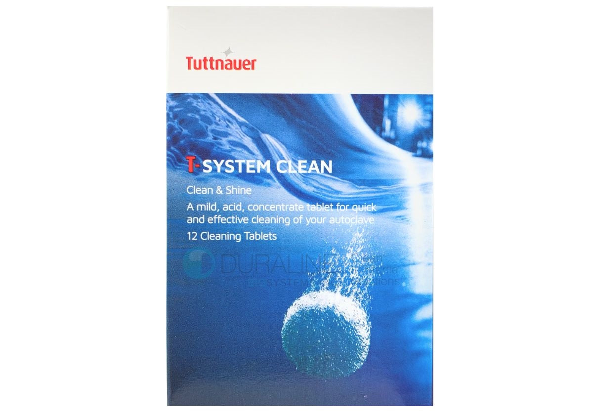 Tuttnauer Chamber Clean, T-System Autoclave Cleaner, 12 Tablets/Box