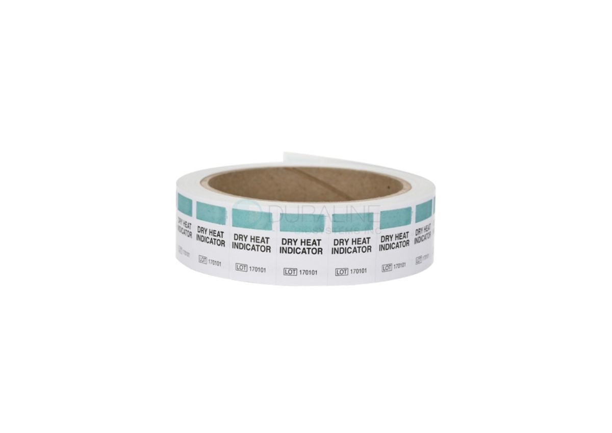Class 1 Chemical Indicator Labels for Dry Heat, 1,000/roll