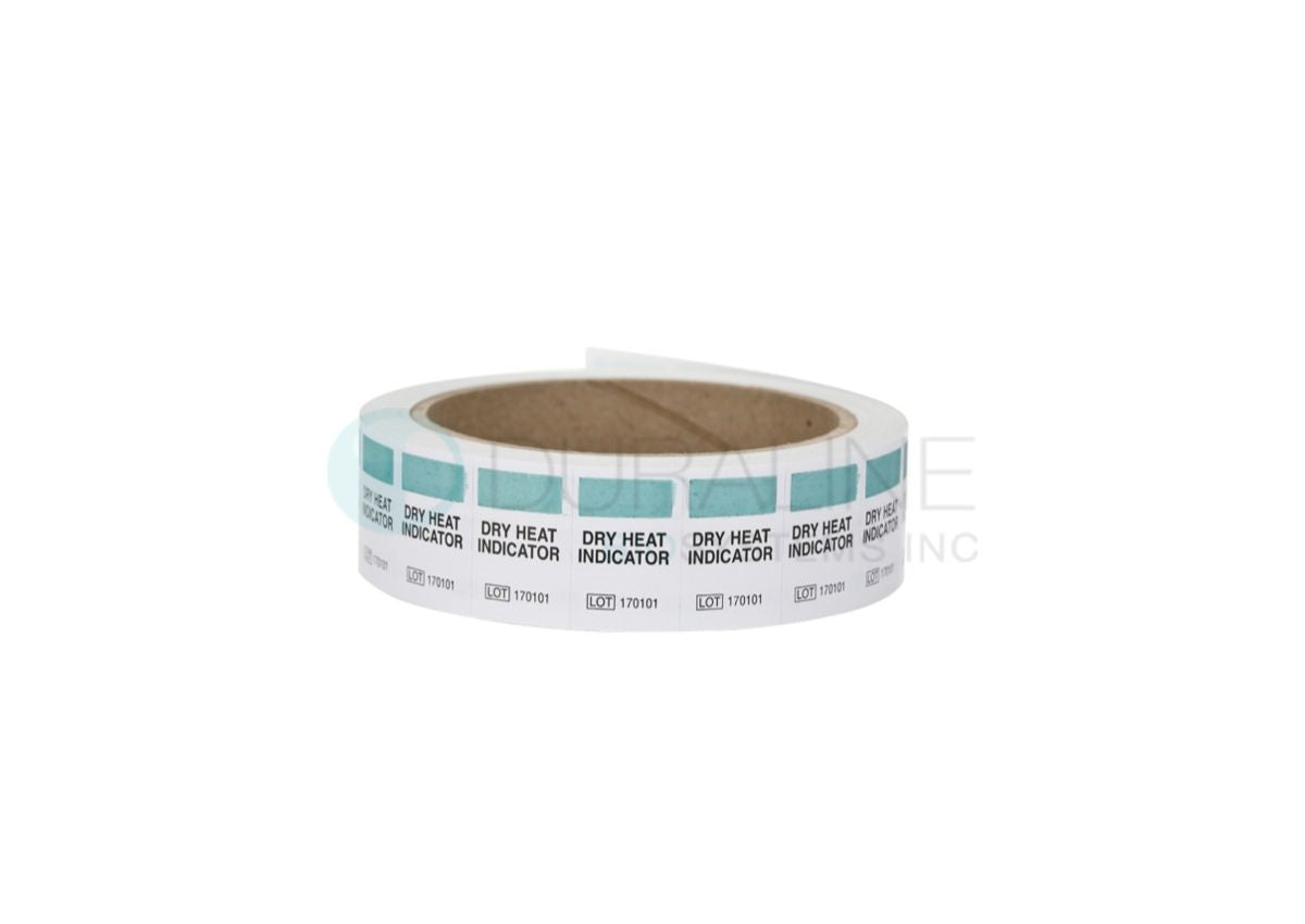 Class 1 Chemical Indicator Labels for Dry Heat, 1,000/roll