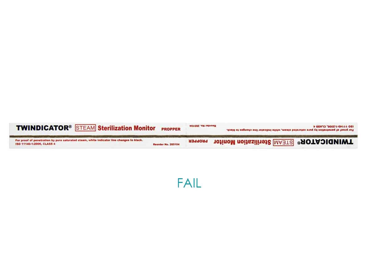 Twindicator 8 inch Chemical Indicator Strip, 250/box