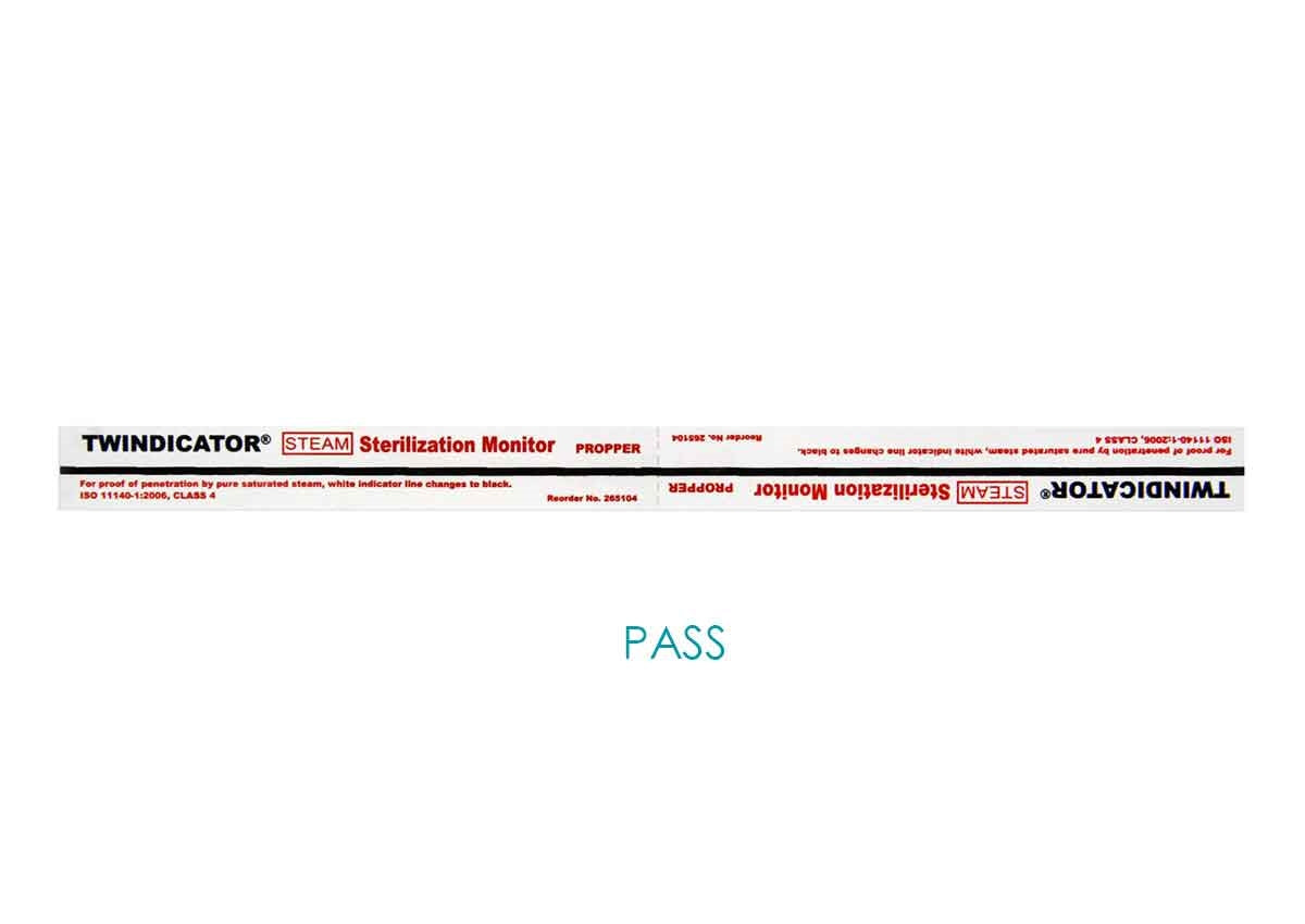 Twindicator 8 inch Chemical Indicator Strip, 250/box