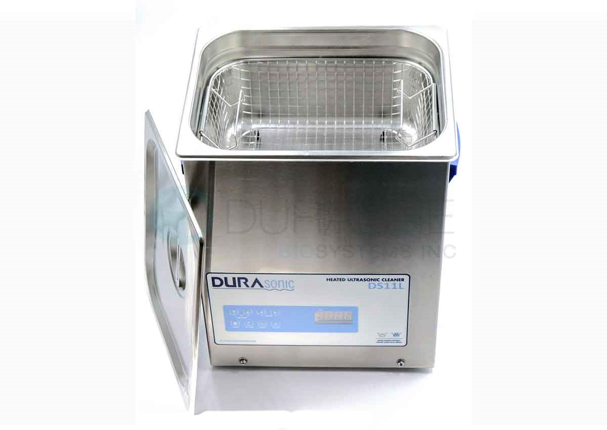 DuraSonic DS11L Ultrasonic Cleaner, 3 Gallons (11 Liters) includes cover, basket and power cord, 2-year-limited warranty