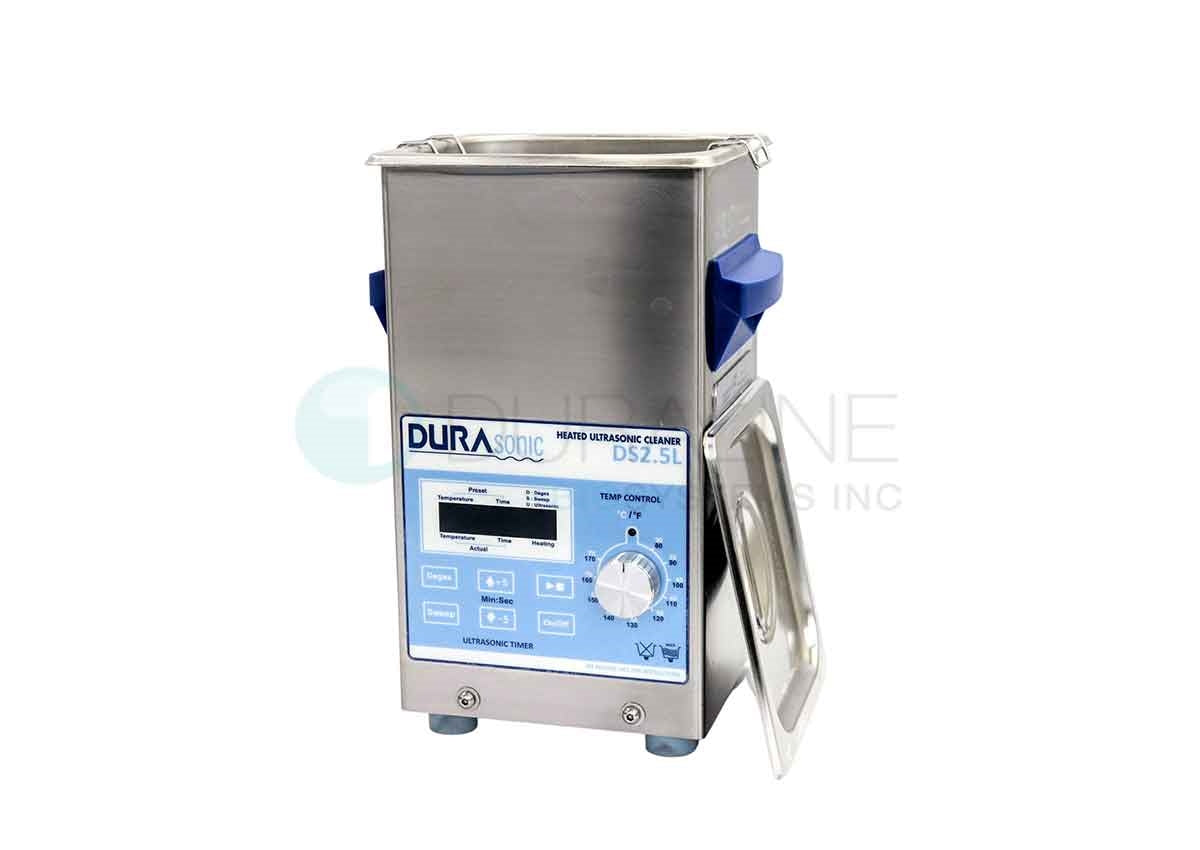 Durasonic DS2.5L Ultrasonic Cleaner, 0.5 Gallon (2.5 Liters) with basket, lid and power cord