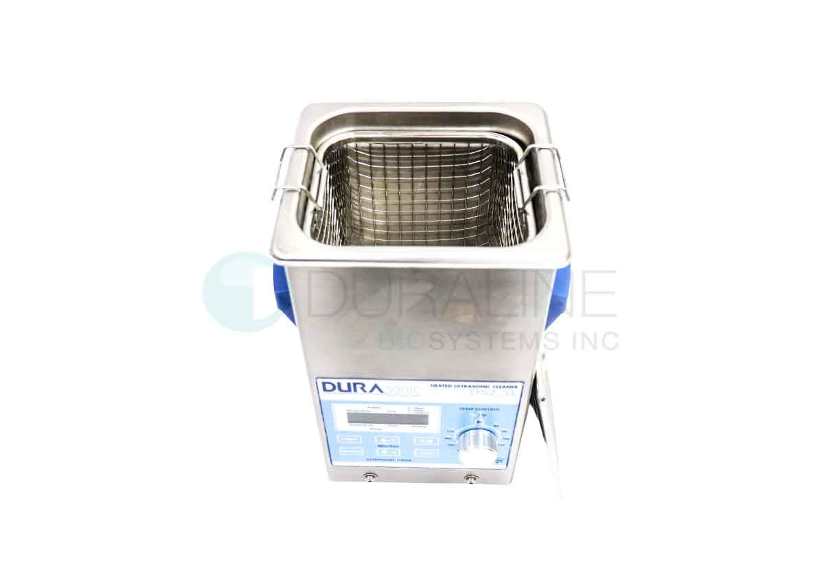 Durasonic DS2.5L Ultrasonic Cleaner, 0.5 Gallon (2.5 Liters) with basket, lid and power cord