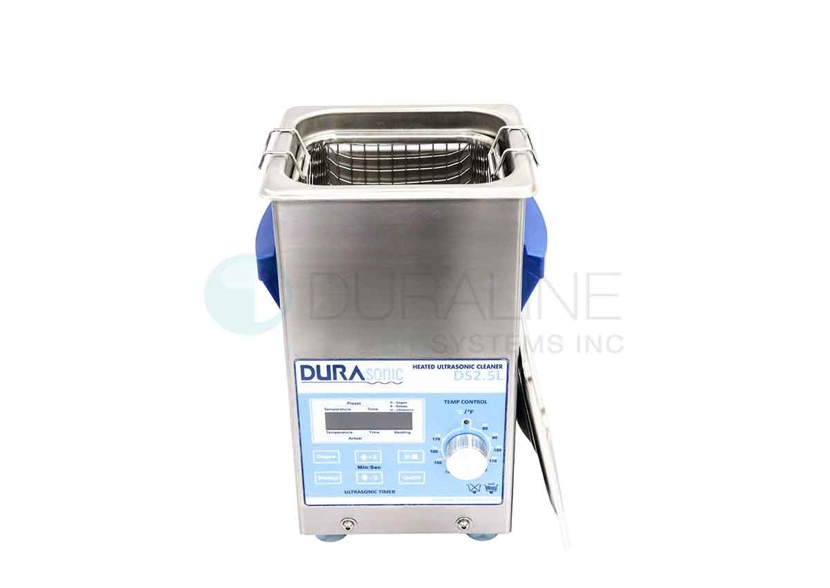 Durasonic DS2.5L Ultrasonic Cleaner, 0.5 Gallon (2.5 Liters) with basket, lid and power cord