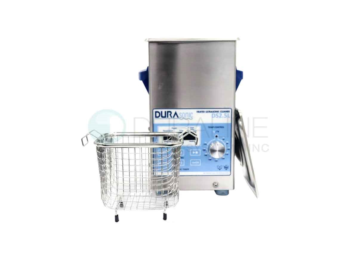 Durasonic DS2.5L Ultrasonic Cleaner, 0.5 Gallon (2.5 Liters) with basket, lid and power cord