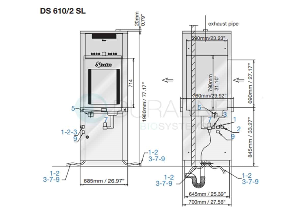 Instrument Washer Disinfector Steelco DS 610 SL