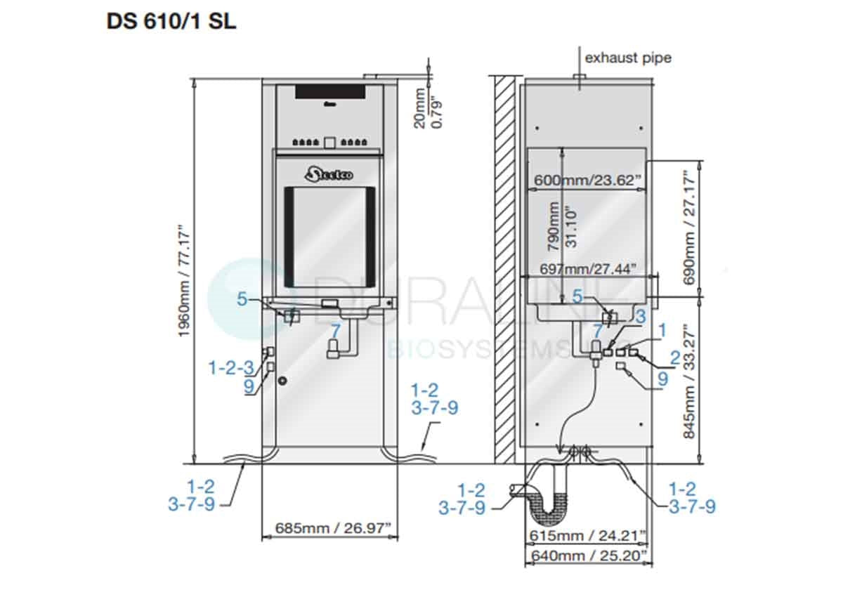 Instrument Washer Disinfector Steelco DS 610 SL