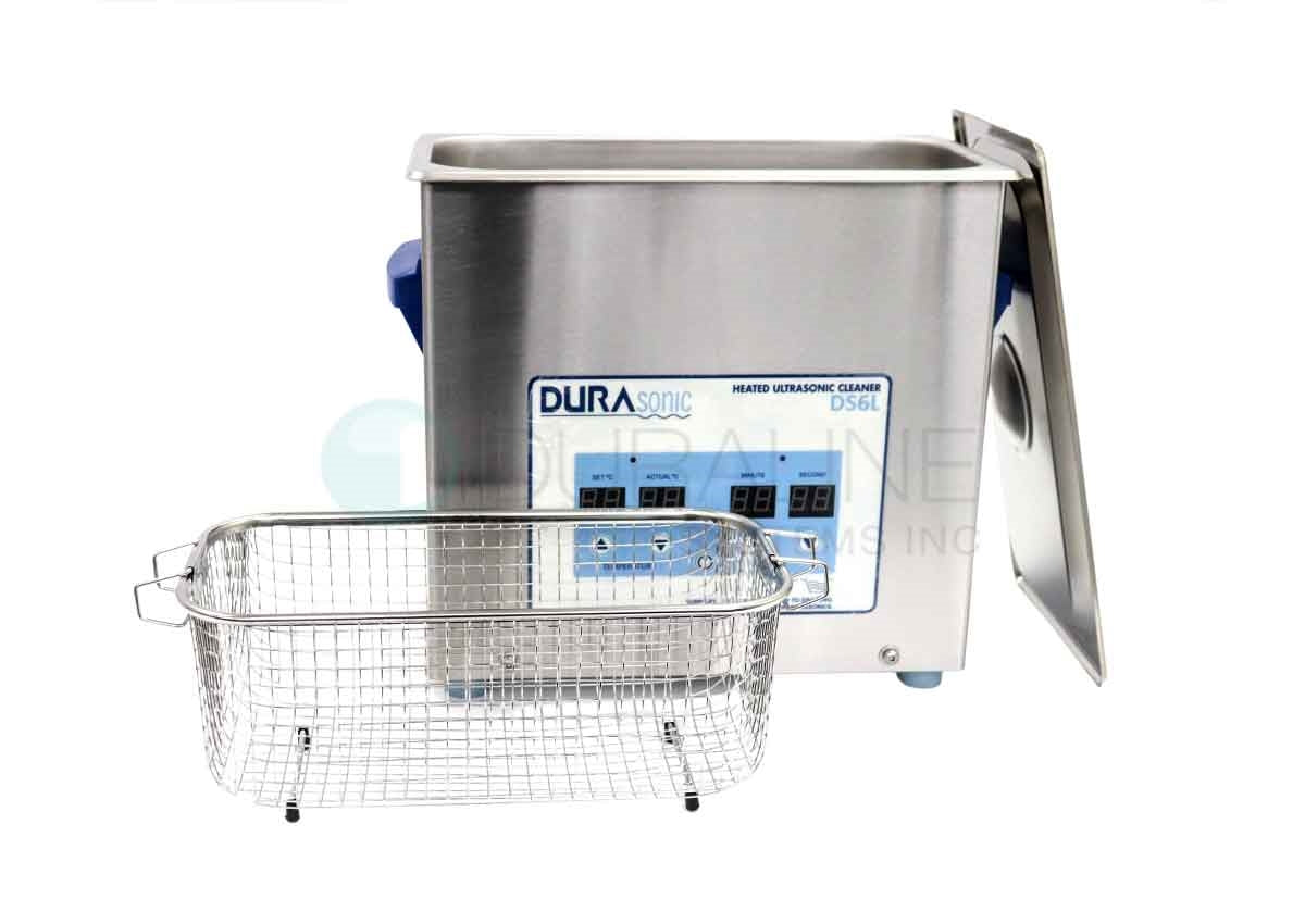 DuraSonic DS6L Ultrasonic Cleaner with side drain, 1.5 Gallons (6 Liters)