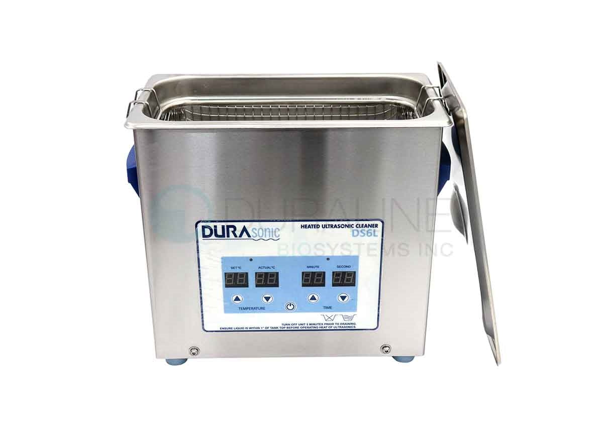 DuraSonic DS6L Ultrasonic Cleaner with side drain, 1.5 Gallons (6 Liters)