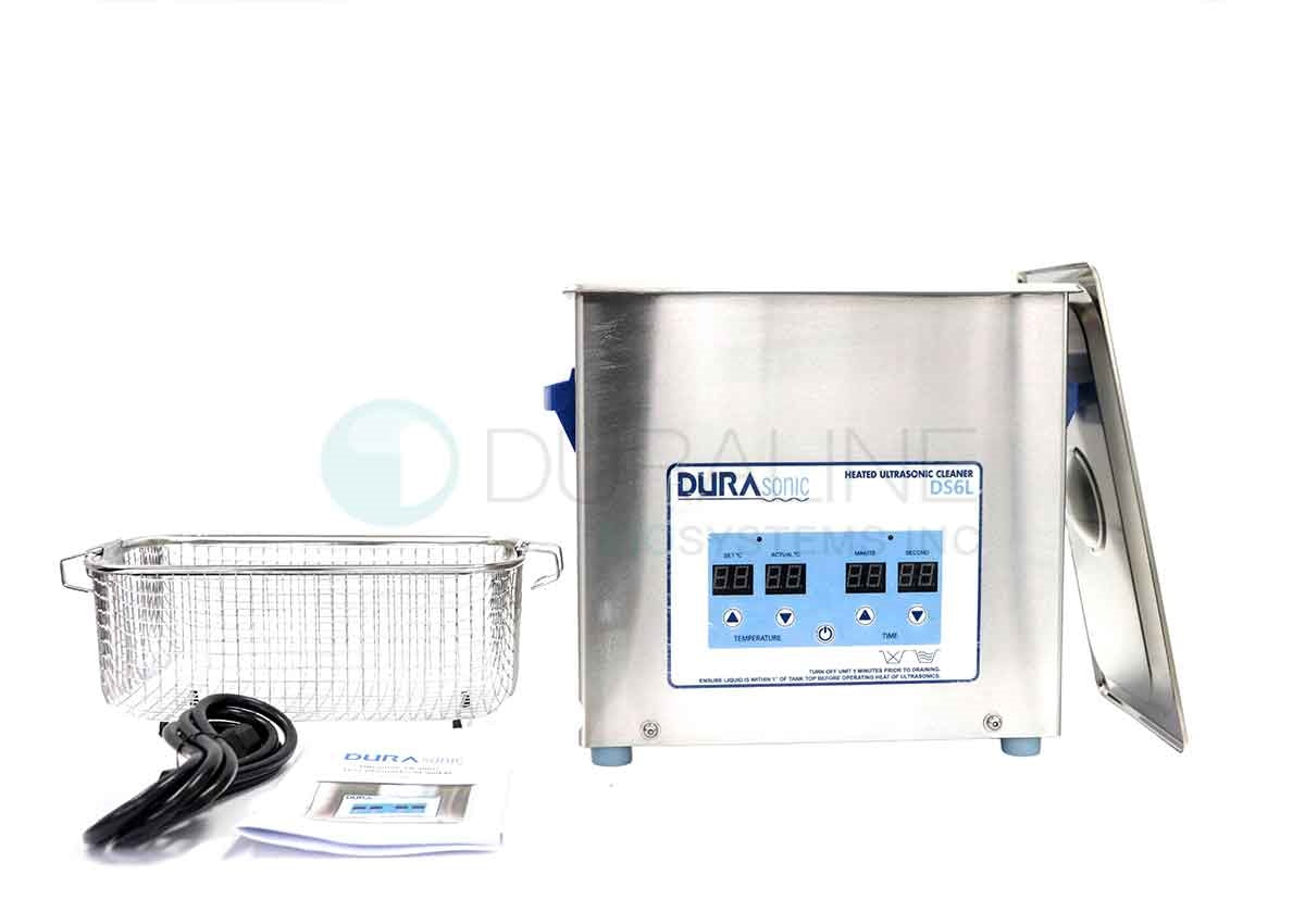 DuraSonic DS6L Ultrasonic Cleaner with side drain, 1.5 Gallons (6 Liters)